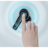 Беспроводные bluetooth наушники M19 функция фонарика + LED дисплей с индикатором заряда Черный
