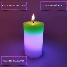 Свечка из воска с подсветкой Magic Candle 7 color свеча Зелёная Свечка из воска с подсветкой Magic Candle 7 color свеча Зелёная
