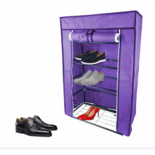 Стеллаж тканевый для хранения обуви Combination Shoe Frame 60X30X90 Фиолетовый Стеллаж тканевый для хранения обуви Combination Shoe Frame 60X30X90 Фиолетовый