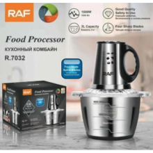 Кухонный комбайн измельчитель RAF R.7032 600W 3L чоппер из нержавеющей стали Кухонный комбайн измельчитель RAF R.7032 600W 3L чоппер из нержавеющей стали