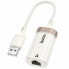 Сетевой адаптер USB to RJ45(LAN), 100 Мбит/с, HOCO UA41 / Сетевая карта / Интернет адаптер