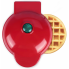 Электрическая мини вафельница Waffle Maker с антипригарным покрытием Красная