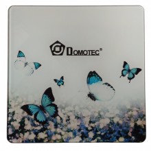 Электронные напольные весы Domotec MS-2019 до 180 кг с ЖК дисплеем Бабочки