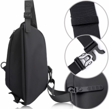 Мужская сумка через плачо нагрудная Baellery cross body bag сумка JXA1808 37*18 см Чёрная Мужская сумка через плачо нагрудная Baellery cross body bag сумка JXA1808 37*18 см Чёрная