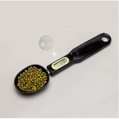 Электронная мерная ложка весы DIGITAL SPOON SCALE 0.1 гр мин. / 500 гр Черная