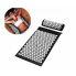 Коврик массажный ортопедический с подушкой acupressure mat 65*41 см Чёрный
