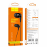 Проводные наушники вакуумные 3.5mm HOCO M97 Enjoy с микрофоном 1.2m Черные