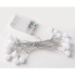 Новогодняя LED RGB гирлянда с прозрачным проводом и питанием от батареек Шарики Длинной 3м 20 LED шариков