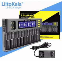 Зарядное устройство на 12 каналов Liitokala Lii-S12 1.2V/3.2V Li-Fe/3.7VLi-Ion/3.8VLi-Ion/9V Крона Зарядное устройство на 12 каналов Liitokala Lii-S12 1.2V/3.2V Li-Fe/3.7VLi-Ion/3.8VLi-Ion/9V Крона