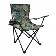 Стул раскладной со спинкой Camping quad chair HX 001 паук с подстаканником и чехлом Темный камуфляж Стул раскладной со спинкой Camping quad chair HX 001 паук с подстаканником и чехлом Темный камуфляж