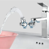 Насадка Faucet splash head аэратор для смесителя Пластик Поворотная головка на 1080 градусов с 2 режимами