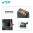 Электробритва VGR V-308 шейвер, двойное лезвие, 9000 RPM, LED дисплей Зелёный