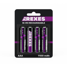 Аккумулятор ААА Arexes (1100mAh) 1.2v (NI-MH) мини пальчик Аккумулятор ААА Arexes (1100mAh) 1.2v (NI-MH) мини пальчик