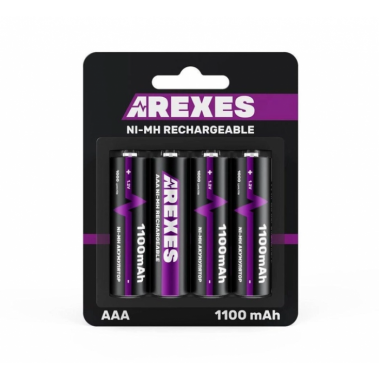 Аккумулятор ААА Arexes (1100mAh) 1.2v (NI-MH) мини пальчик