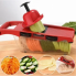 Овощерезка с резервуаром и насадками Mandoline Slicer 6в1 измельчитель для овощей и фруктов
