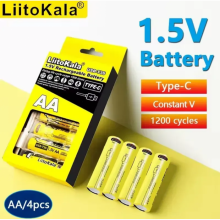 Набор аккумуляторов LiitoKala USB-T36 (4xAA 2400mAhh, 1.5V), 4 в 1 Type-C с кабелем зарядки Набор аккумуляторов LiitoKala USB-T36 (4xAA 2400mAhh, 1.5V), 4 в 1 Type-C с кабелем зарядки