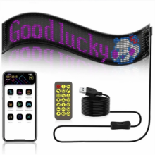 Гибкий экран LED Matrix Panel APP wifi rgb 120*595мм гибкий, полноцветный