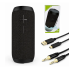 Портативная беспроводная Bluetooth колонка Hopestar P7 / 10W, Bluetooth, TWS, FM, MP3, AUX, Mic Черная