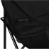 Стул раскладной со спинкой Camping quad chair HX 001 с подстаканником Черный