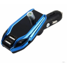 FM модулятор X8 Plus Bluetooth 2 USB AUX трансмиттер Синий FM модулятор X8 Plus Bluetooth 2 USB AUX трансмиттер Синий