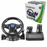 Руль игровой с педалями и коробкой передач для ноутбука пк ps2 ps3 pc usb vibration steering wheel гонки