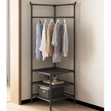 Угловая вешалка в прихожую с тремя полками 185 х 40 х 40 см Corner Coat Rack TM3-303 Угловая вешалка в прихожую с тремя полками 185 х 40 х 40 см Corner Coat Rack TM3-303