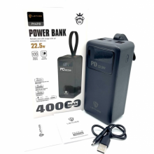 Внешний аккумулятор Power bank LENYES PX421D PD22,5W 40000mAh батарея зарядка Чёрный Внешний аккумулятор Power bank LENYES PX421D PD22,5W 40000mAh батарея зарядка Чёрный