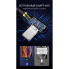 Двухсторонний зарядный кабель для iPhone iPad Mcdodo 90° USB to Lightning с LED подсветкой 1,2 м