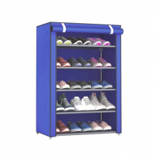 Стеллаж тканевый для хранения обуви Combination Shoe Frame 60X30X90 Тёмно-синий Стеллаж тканевый для хранения обуви Combination Shoe Frame 60X30X90 Тёмно-синий
