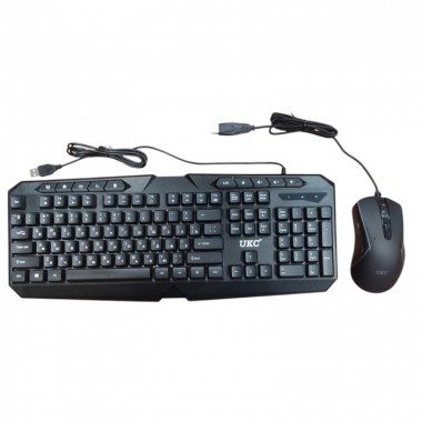Комплект клавиатуры и мыши с RGB подсветкой UKC 9541 от USB
