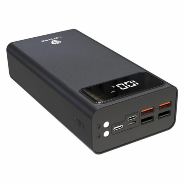 Внешний аккумулятор Power bank LENYES Lenyes PX491 40000mAh 4USB 5 В/2 А батарея зарядка Чёрный