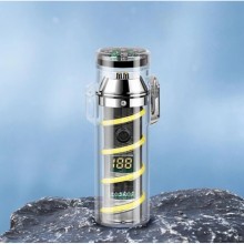 Электроимпульсная зажигалка 229 дуговая usb зажигалка с фонариком и компасом Чёрная Электроимпульсная зажигалка 229 дуговая usb зажигалка с фонариком и компасом Чёрная