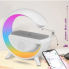 Настольная лампа Ночник с Bluetooth Колонкой 3 в 1 LED Wireless Charging Speaker BT-2301 Белая