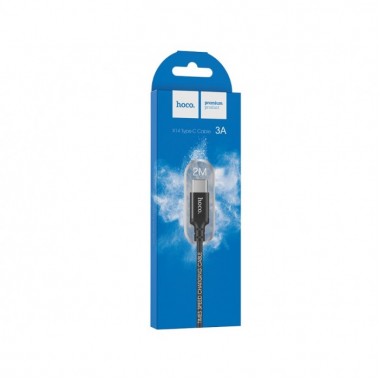 Кабель USB HOCO X14 с выходом Type-C 2 метра Черный