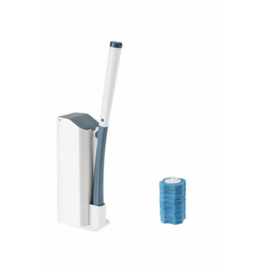 Универсальная щетка для уборки ванной со сменными насадками MTS clip type removable toilet brush