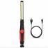 Фонарь аккумуляторный WORKLIGHT-W55-COB поворот 180º с магнитом фонарик Красный