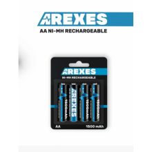 Аккумулятор АА Arexes (1500mAh) 1.2v (NI-MH) пальчик Аккумулятор АА Arexes (1500mAh) 1.2v (NI-MH) пальчик
