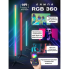 Напольная угловая лампа торшер LED RGB PRO Intellect Stand 360 1.2м, неоновая лампа, светильник с пультом управления