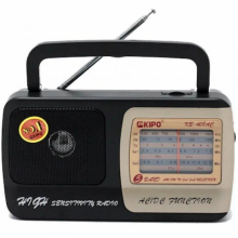Радиоприемник радио FM ФМ Kipo KB 408AC Aux Чёрный Радиоприемник радио FM ФМ Kipo KB 408AC Aux Чёрный