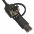 Камера эндоскоп с кабелем на 5 метров 7 мм USB/micro USB/ Type-C с подсветкой под Android