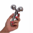 Ручной массажер для лица роликовый с 3D шариками Massager XC-206 Серебристый