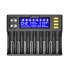 Зарядное устройство для Liitokala Lii-S8, 8 каналов, Ni-Mh/Li-ion/LiFePo4, 220V/12V, LED+LCD