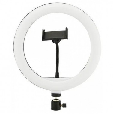 Кольцевая LED лампа 26 см QX-260 с держателем для телефона селфи кольцо для блогера