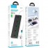 Сетевое зарядное устройство удлинитель Hoco AC13A 3 USB/ Type-C 5 розеток 1m Черный