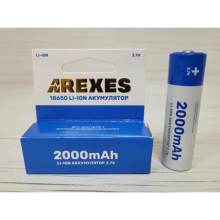 Аккумулятор Arexes 18650 Li-Ion 2000 mAh, 3.7v Аккумулятор Arexes 18650 Li-Ion 2000 mAh, 3.7v