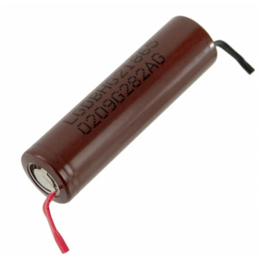 Аккумулятор LG 18650 2000mAh для пайки (9421)
