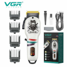 Аккумуляторная машинка для стрижки VGR V-699, 4 насадки, LED дисплей, Белая Аккумуляторная машинка для стрижки VGR V-699, 4 насадки, LED дисплей, Белая