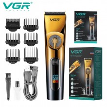 Машинка для стрижки VGR V-663 Аккумуляторная с дисплеем и регулировкой длины 0.5-19 мм Машинка для стрижки VGR V-663 Аккумуляторная с дисплеем и регулировкой длины 0.5-19 мм