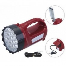 Аккумуляторный переносной ручной LED фонарь Yajia YJ-2820 Красный Аккумуляторный переносной ручной LED фонарь Yajia YJ-2820 Красный