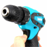 Аккумуляторный шуруповёрт 12V с набором Makita DF330DWE, набор бит и запасной аккумулятор